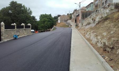 Imagen La Diputación acondiciona 80 metros de travesía en Castroserna de Abajo