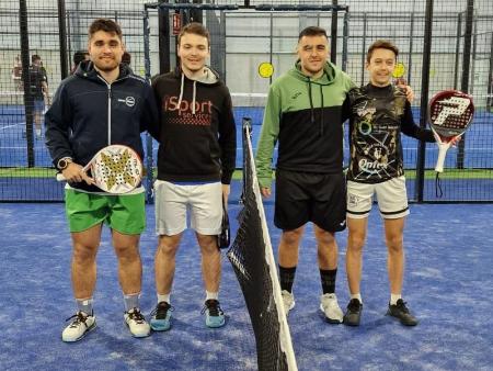 Imagen Los ganadores de la primera jornada del Circuito Provincial de Pádel de la Diputación se enfrentan entre sí en la primera eliminatoria de la segunda cita